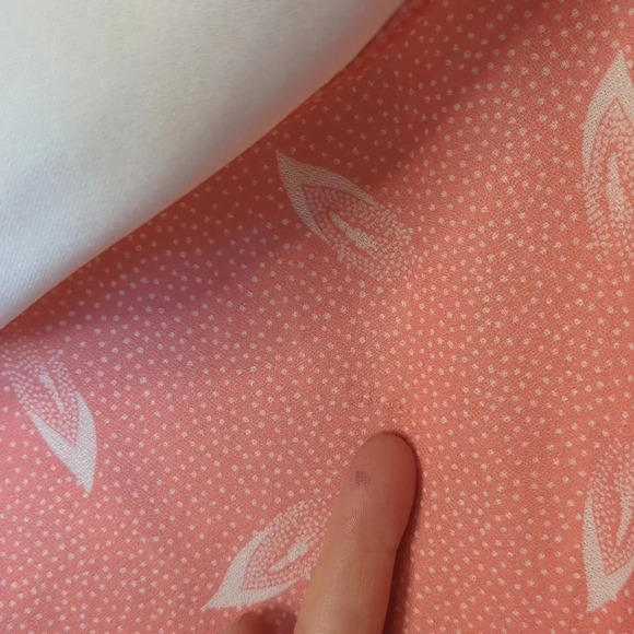 Tradition by Sears Pink/White Plus Size Drop Waist Short Sleeve Midi Dress - Picture 11 of 17